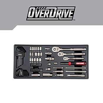 Amazon.com: CRAFTSMAN OVERDRIVE 284-Piece Gunmetal Chrome